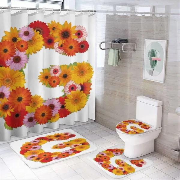 Floral Fresh Garden on a shower curtain
