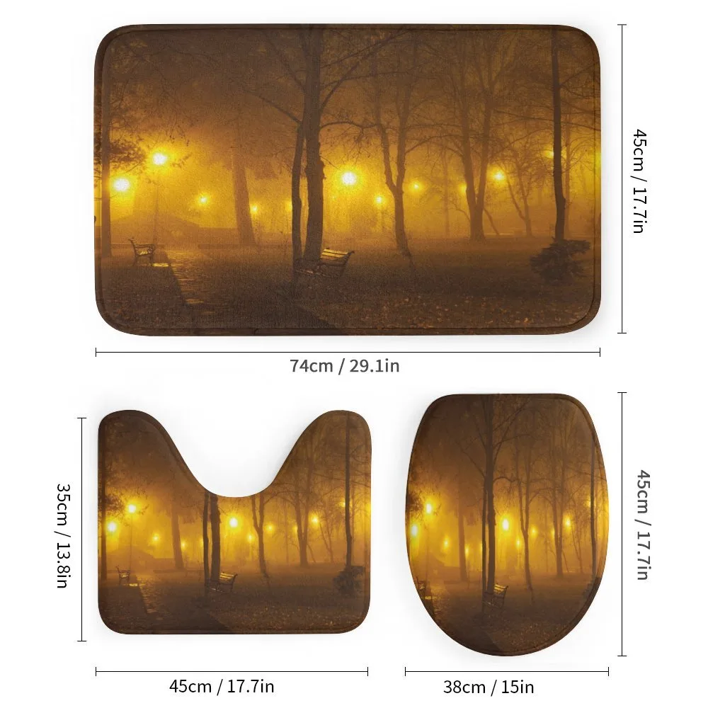 Foggy Evening in the Park — Detail 1