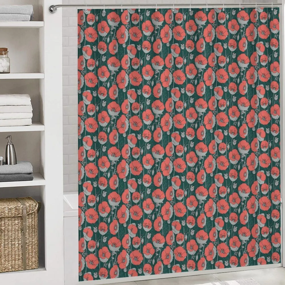 Forest Poppies Pattern — Detail 4