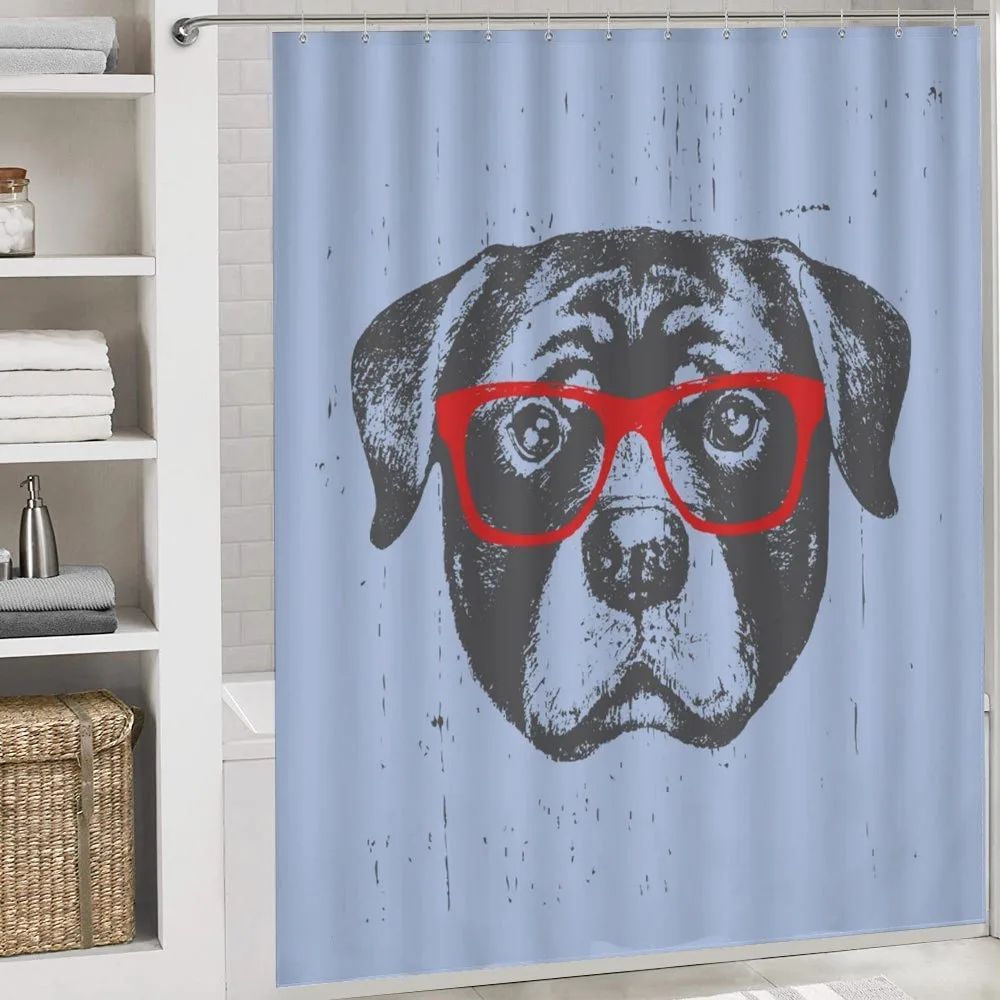 Funny Hipster Dog — Detail 4