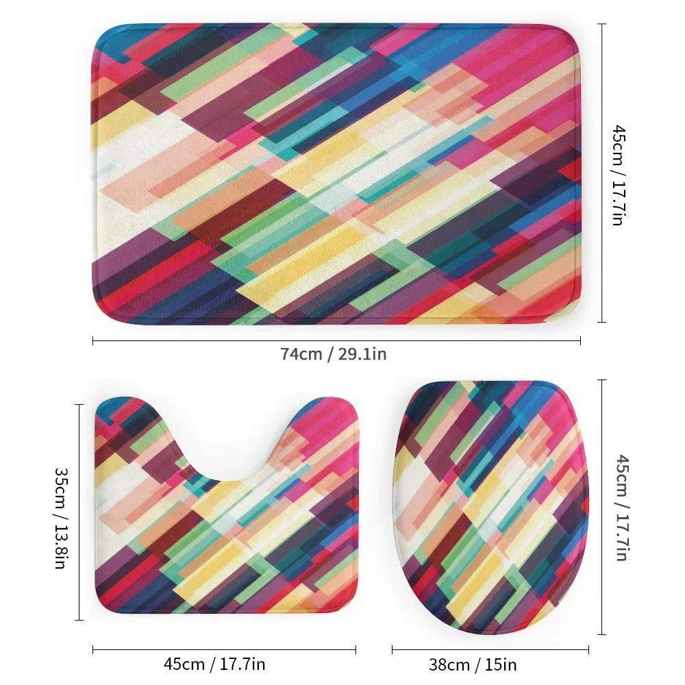 Geometric Color Lines — Detail 1