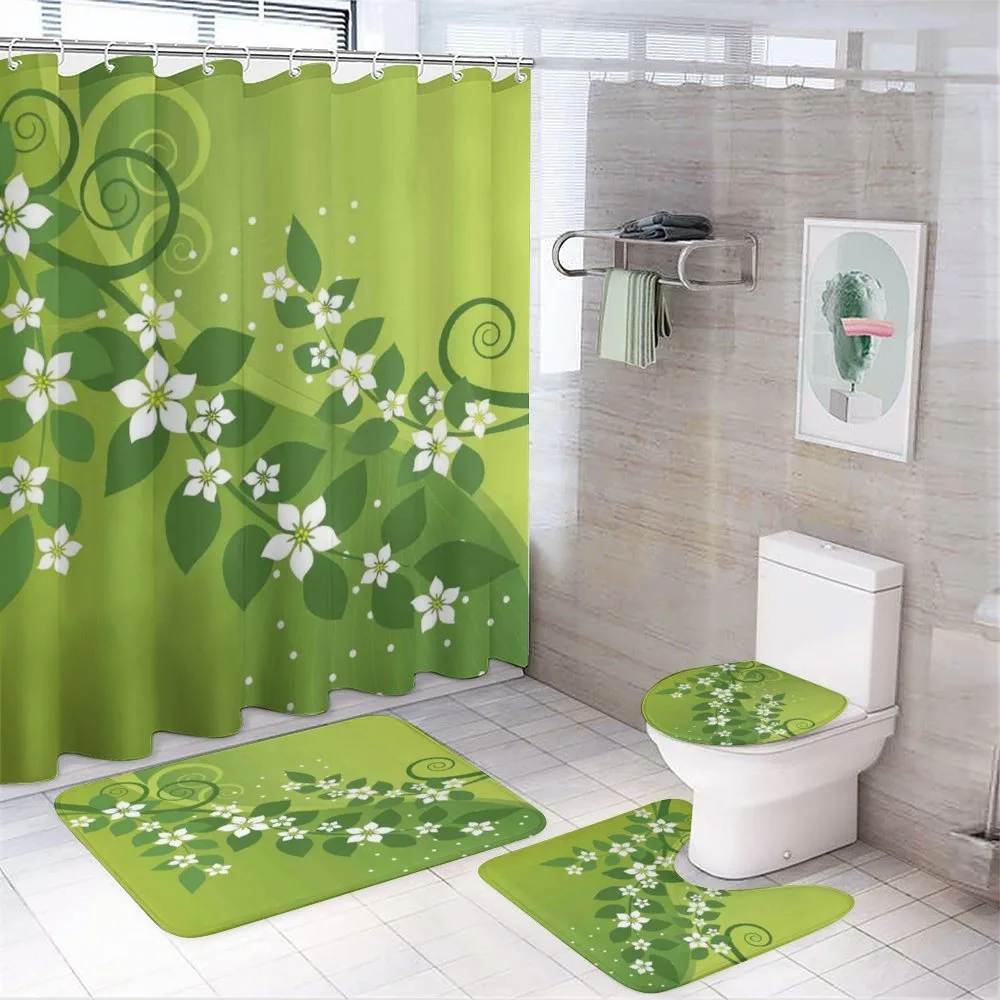 Graphic Curvy Leaves — Your design