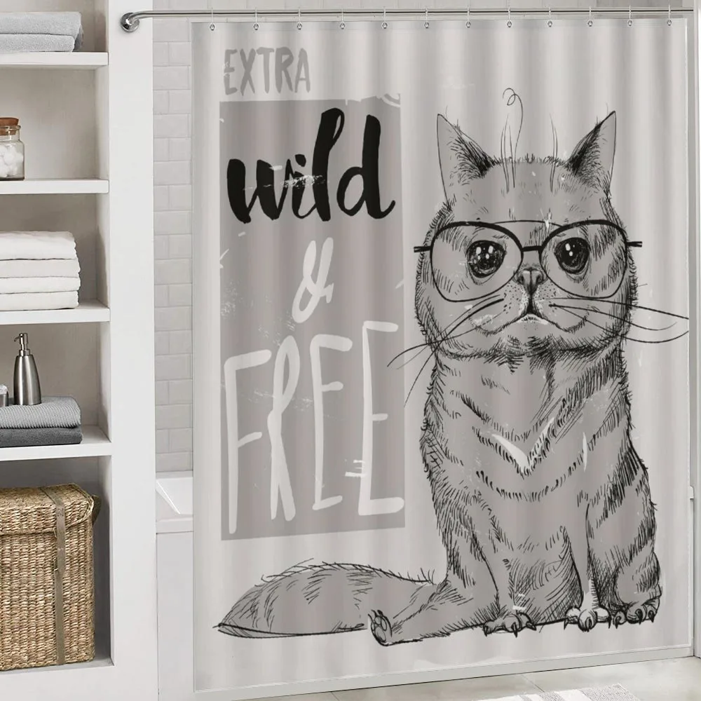 Hipster Cat Humorous — Detail 4