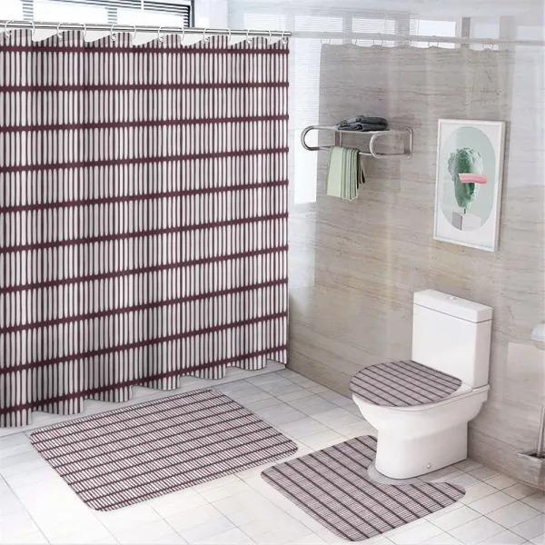 Lady Finger Biscuit Dash on a shower curtain