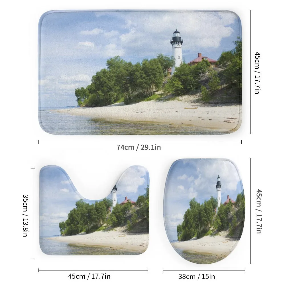 Lighthouse at Beach — Detail 1