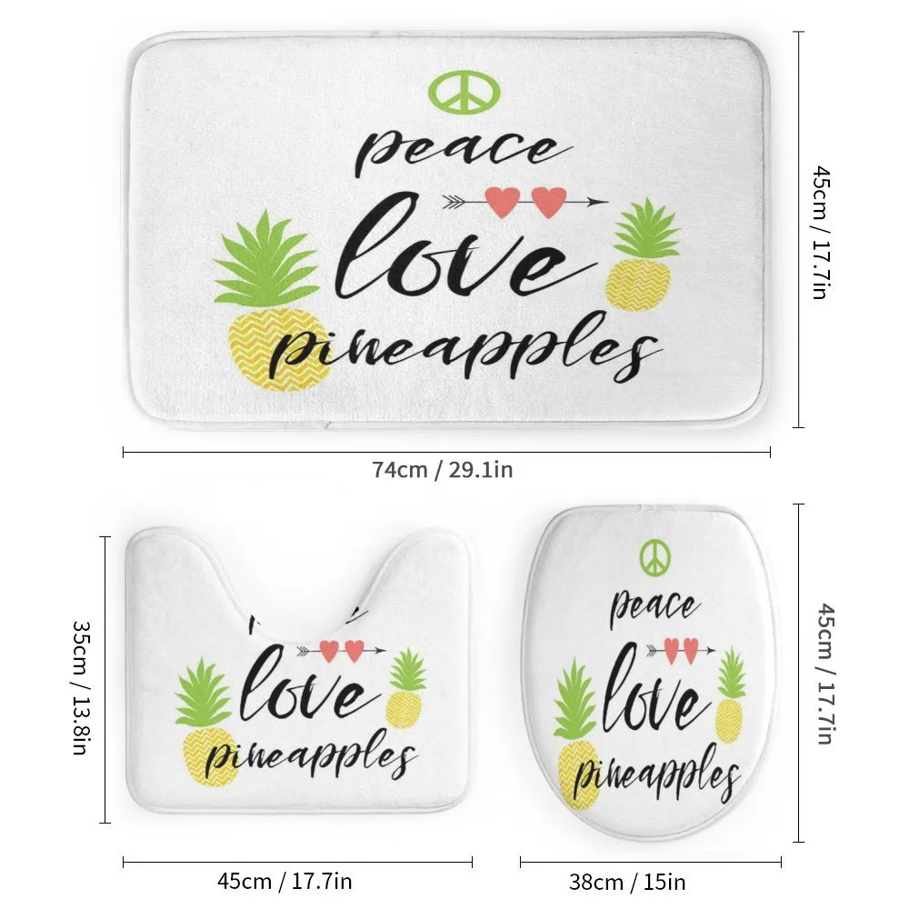 Peace Love Pineapples — Detail 1