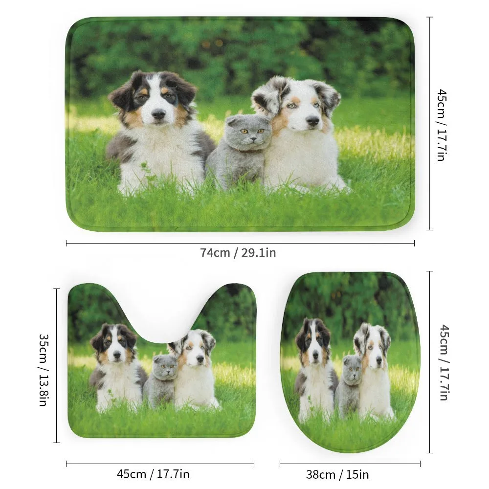 Puppy Family in Garden — Detail 1