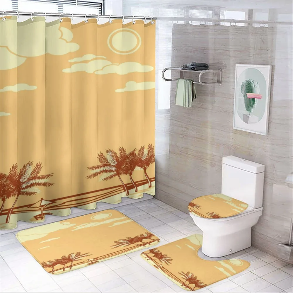 Retro Seaside Palm Trees — Your design