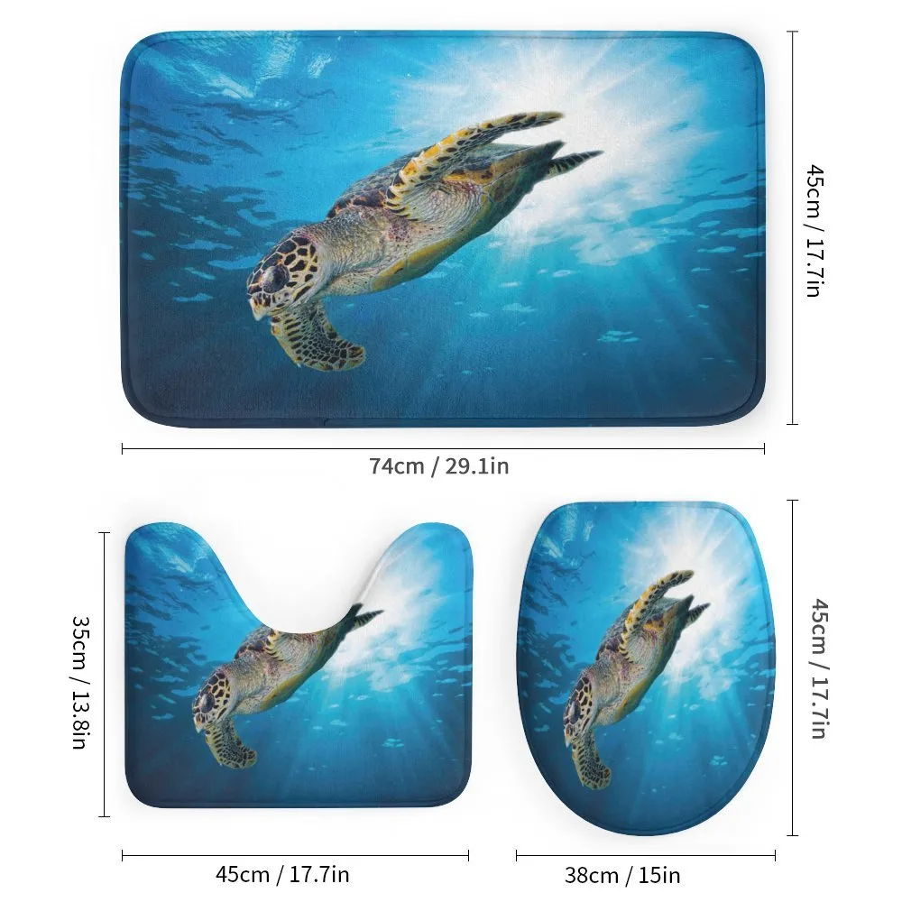 Sea Turtle Diving — Detail 1