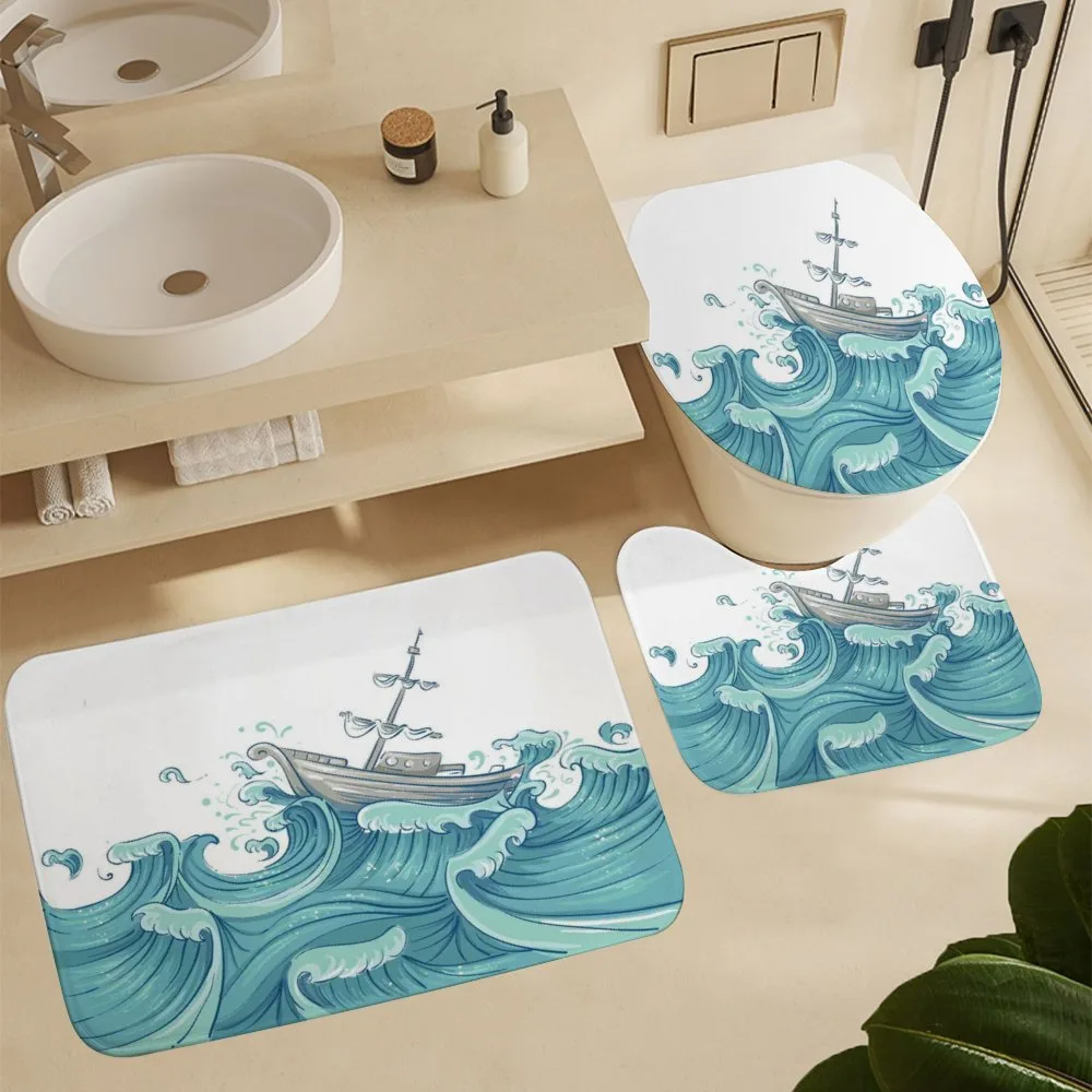 Ship and Ocean Waves — Detail 5