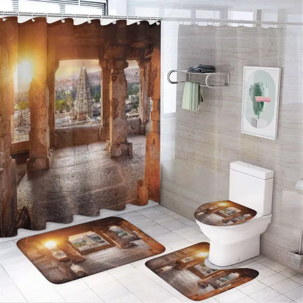 Style Building on a shower curtain