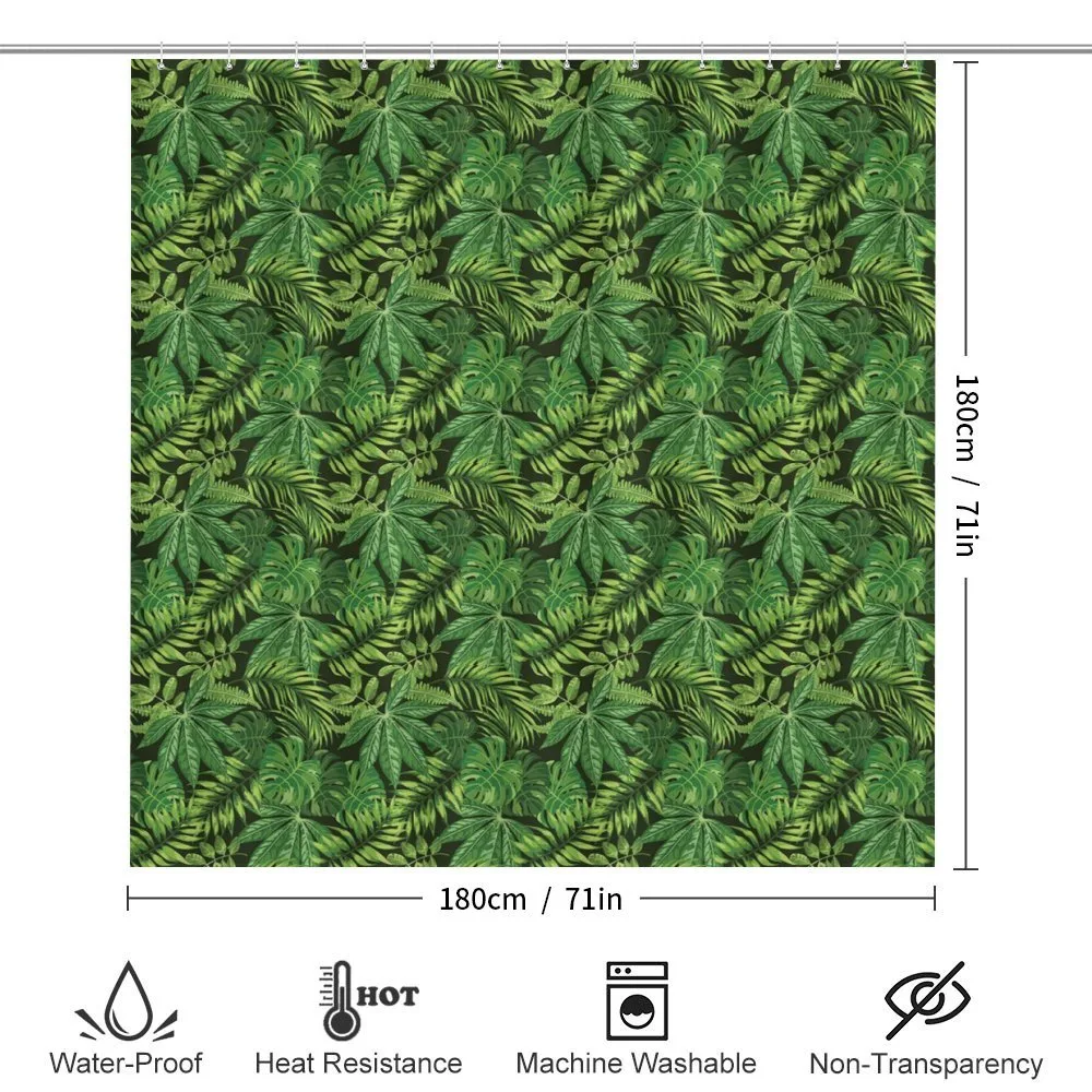 Various Tropical Leaves Art — Detail 2