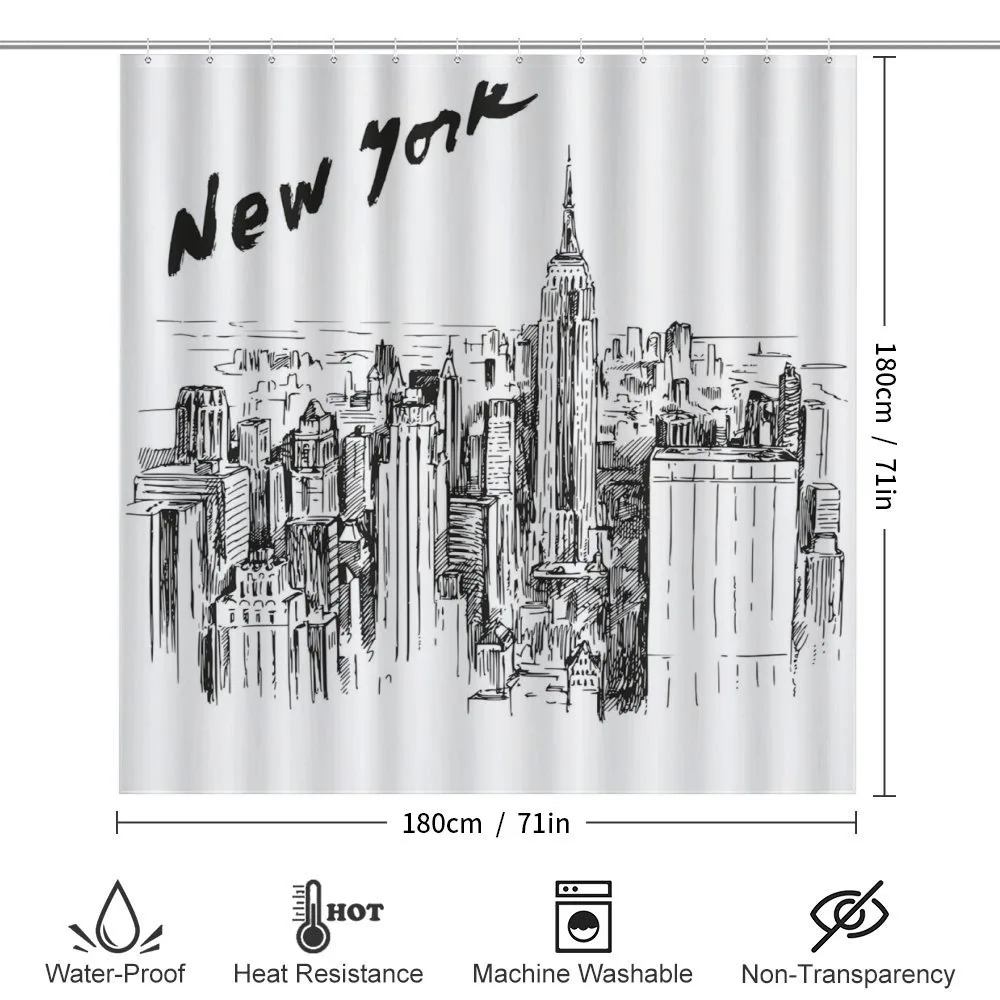 Vintage Hand Drawn City — Detail 2