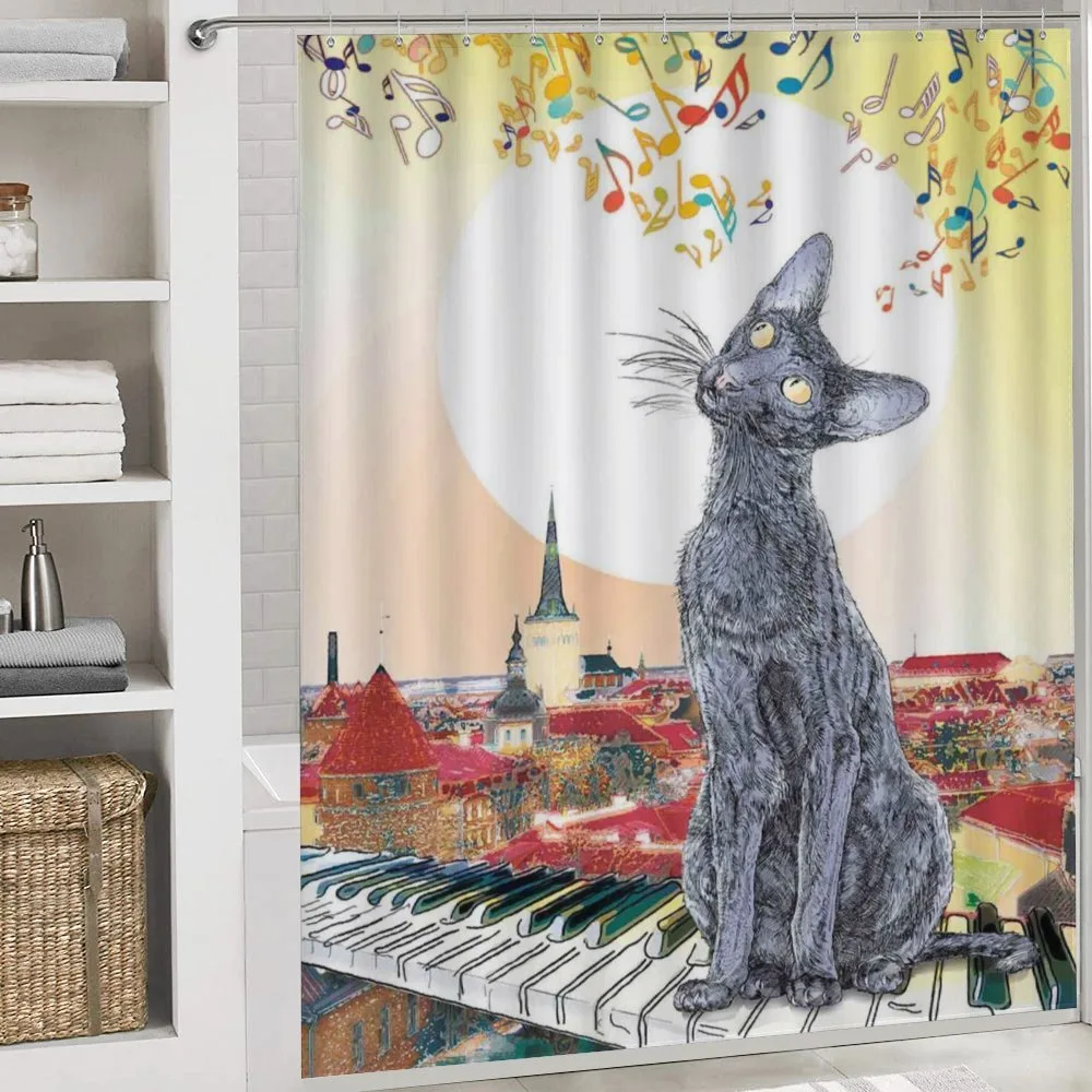 City Skyline Kitty Piano — Detail 4