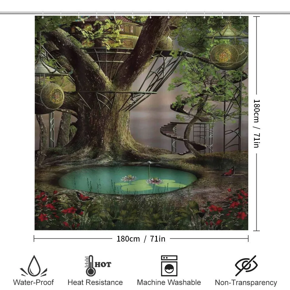 Enchanted Tree Fort Pond — Detail 2