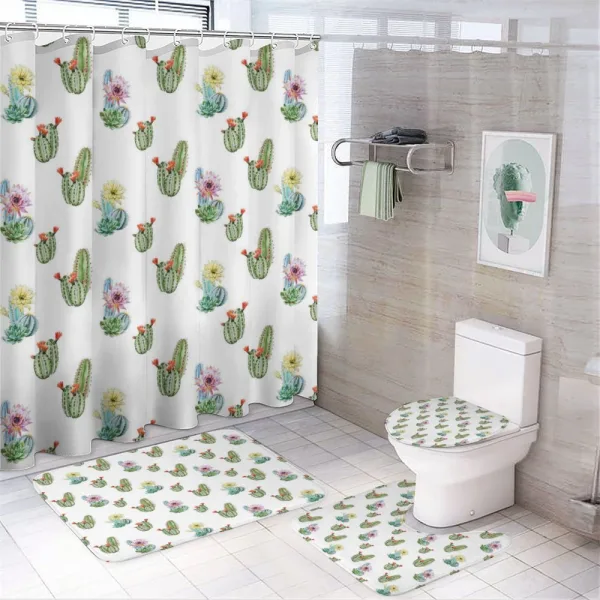 Hawaiian Bouquet Vintage on a shower curtain