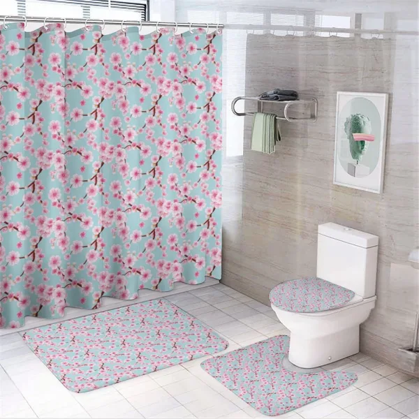 Inspirational Garden on a shower curtain