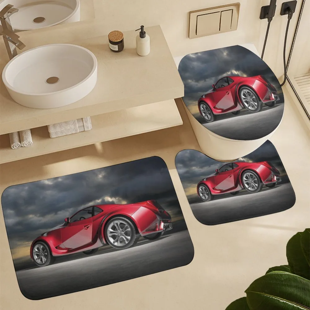 Modern Red Sports Vehicle — Detail 5