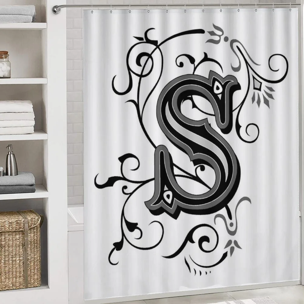 Monochrome Uppercase S — Detail 4