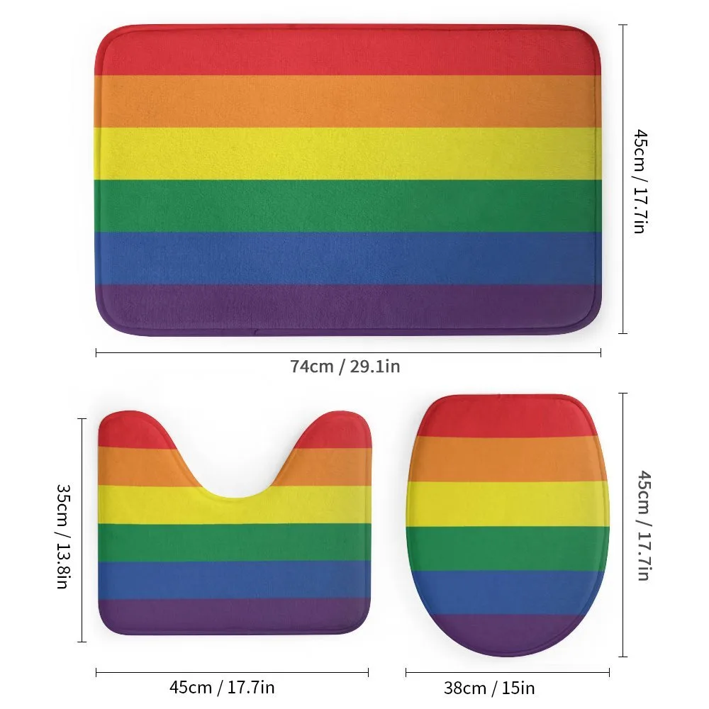 Simplistic Design LGBT Flag — Detail 1