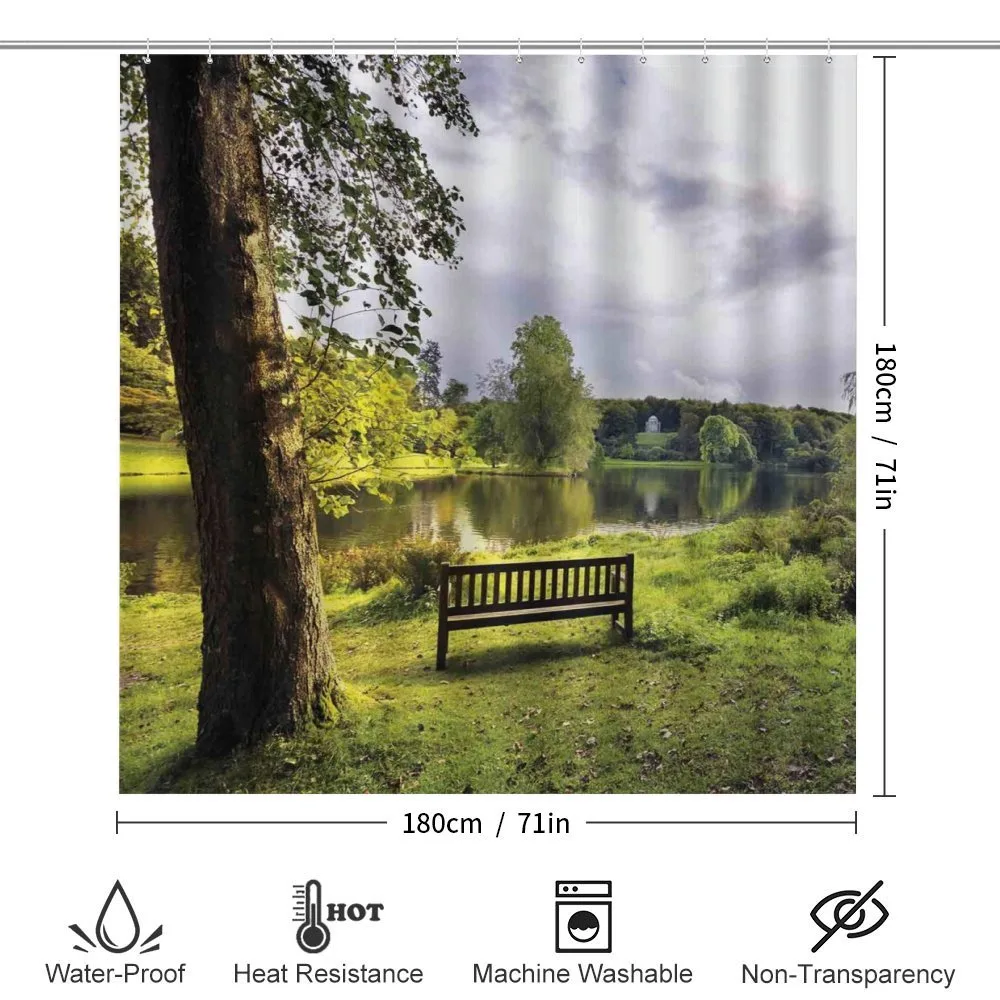 Stourhead Cloudy Scene — Detail 2