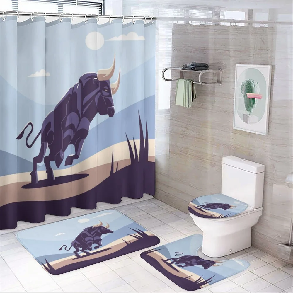 Strong Bull Nature in Doodle — Your design