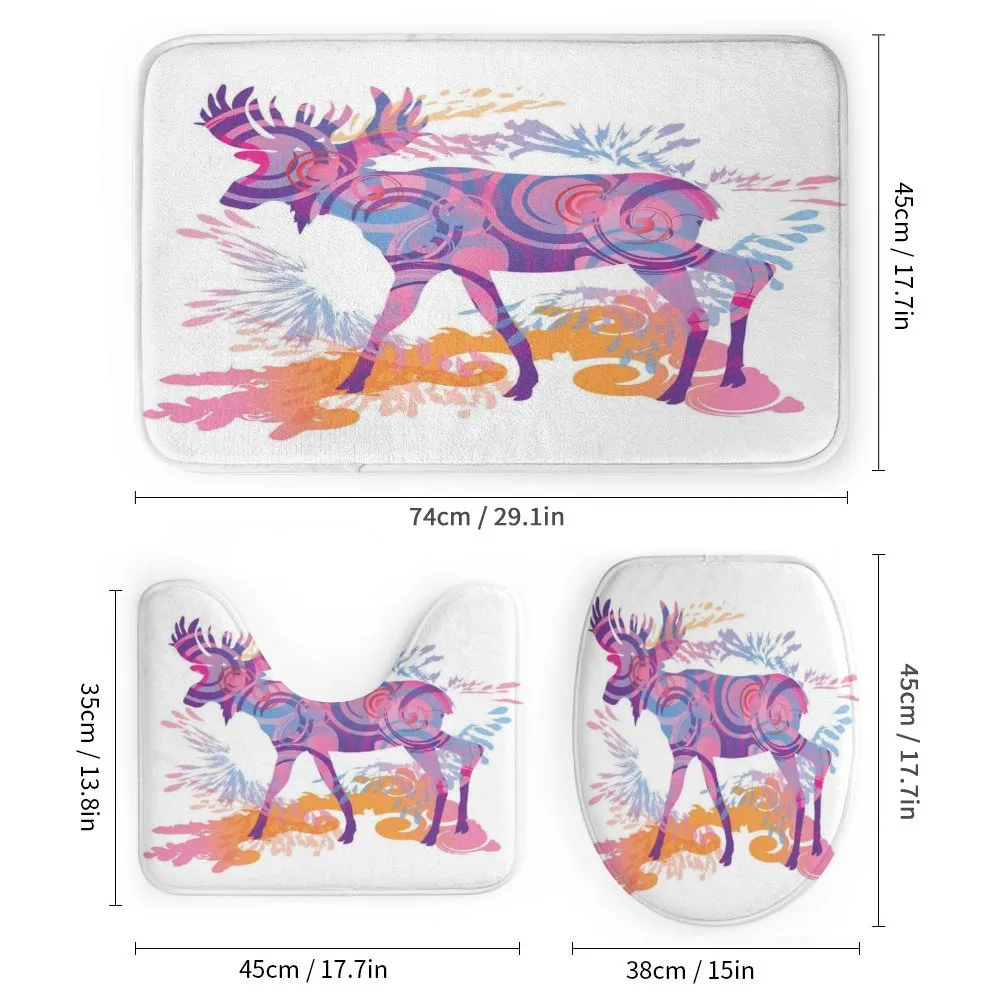 Trippy Vivid Deer — Detail 1