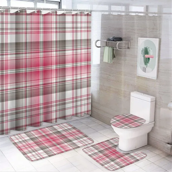 Abstract Celtic Motif on a shower curtain