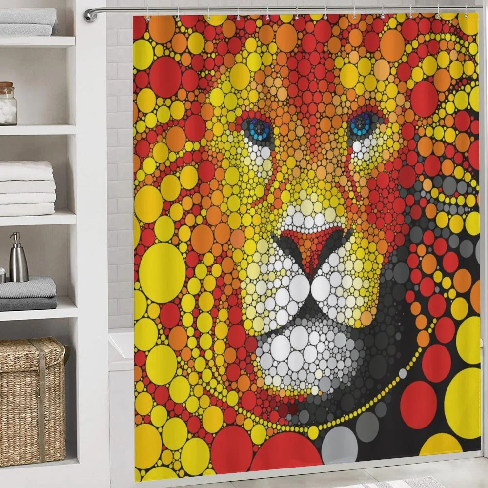 Abstract Lion in Wild — Detail 4