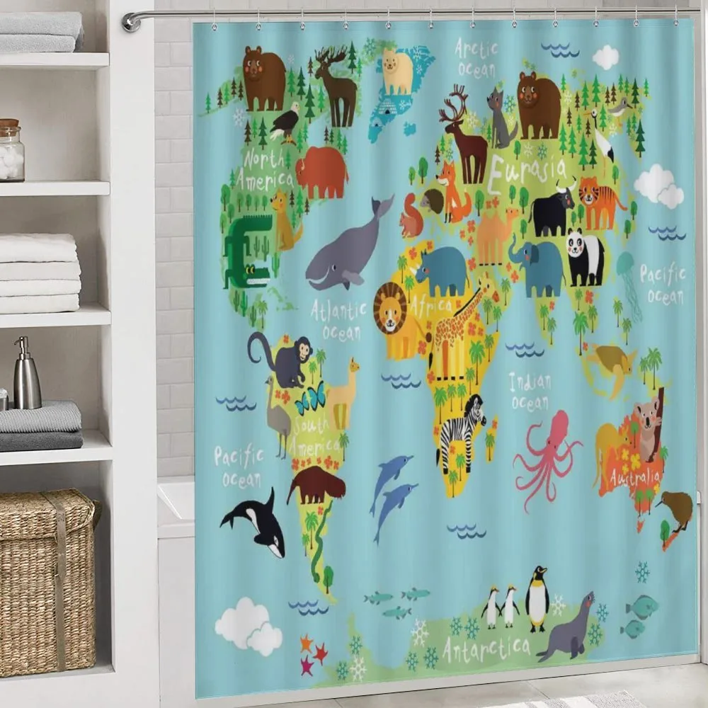 Animal Map of the World — Detail 4