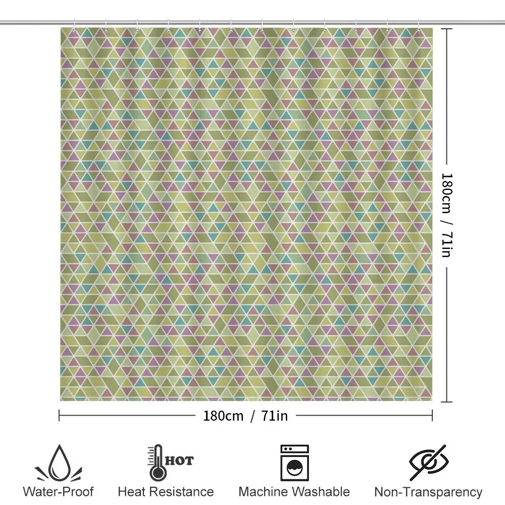 Art Colorful Triangles — Detail 2