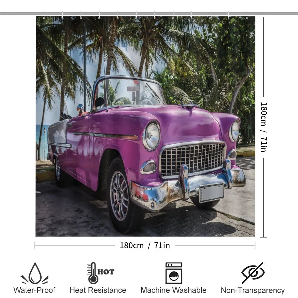Cabriolet Parked on Beach — Detail 2