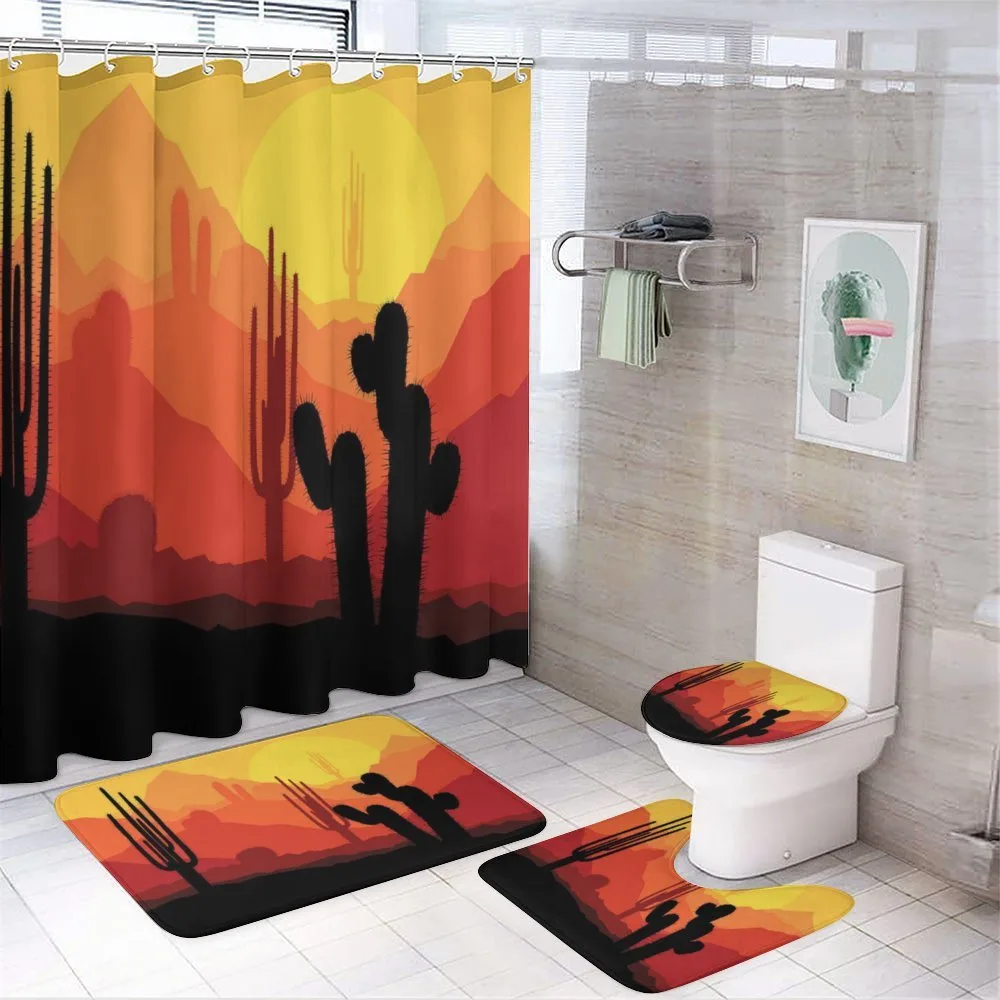 Cactus Silhouettes at Dusk — Your design