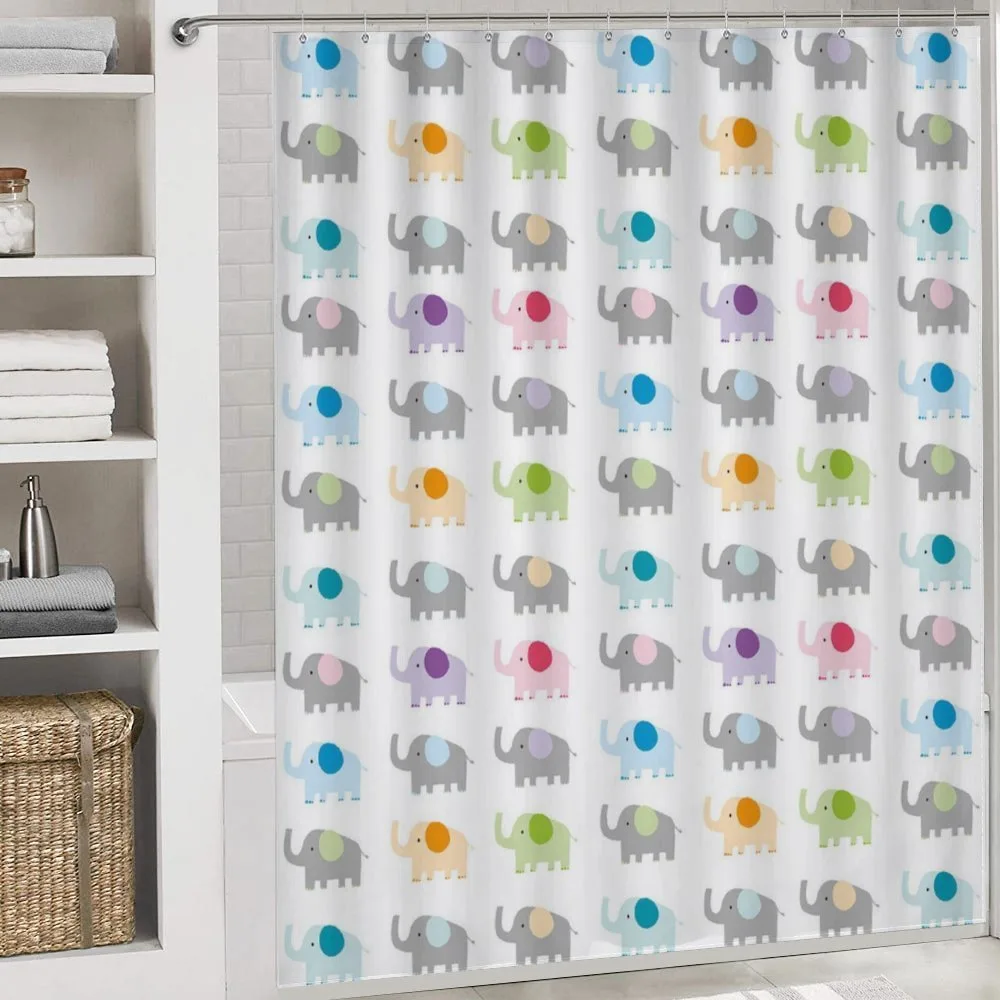 Colorful Fun Elephants — Detail 4