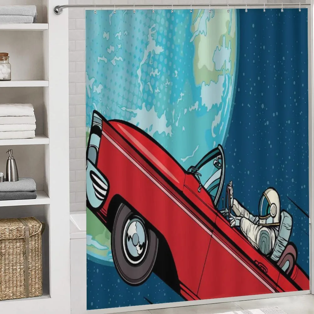Cosmonaut in a Car — Detail 4