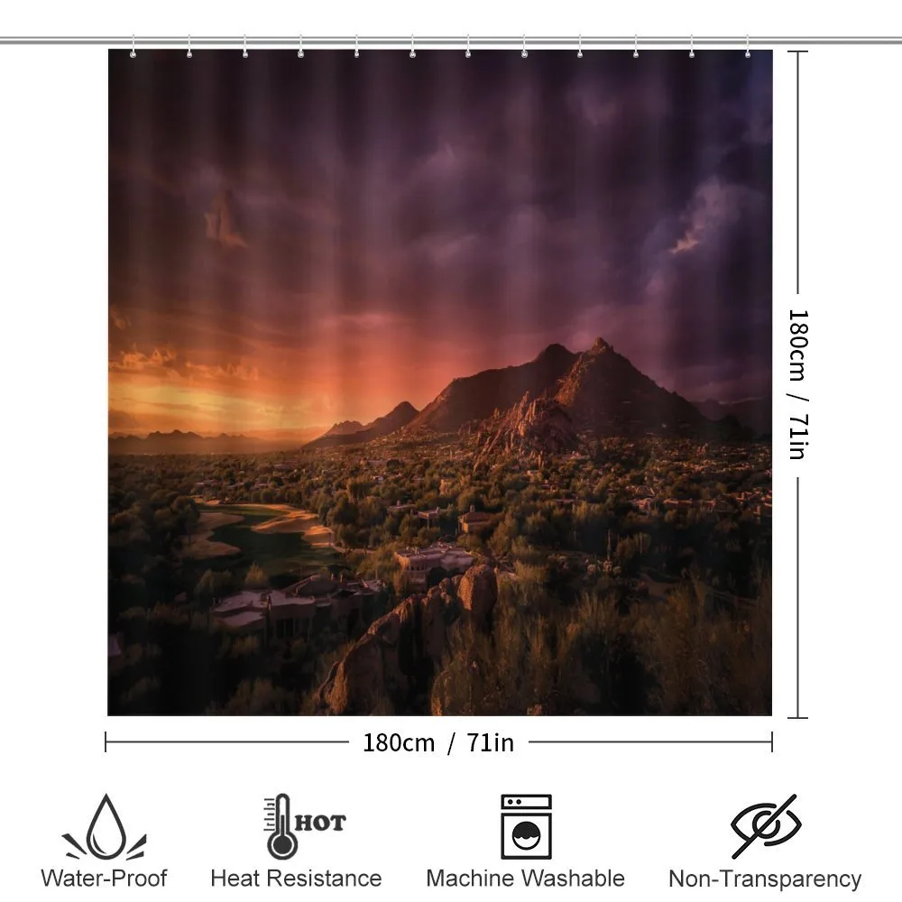 Dramatic Sunset at Canyon — Detail 2