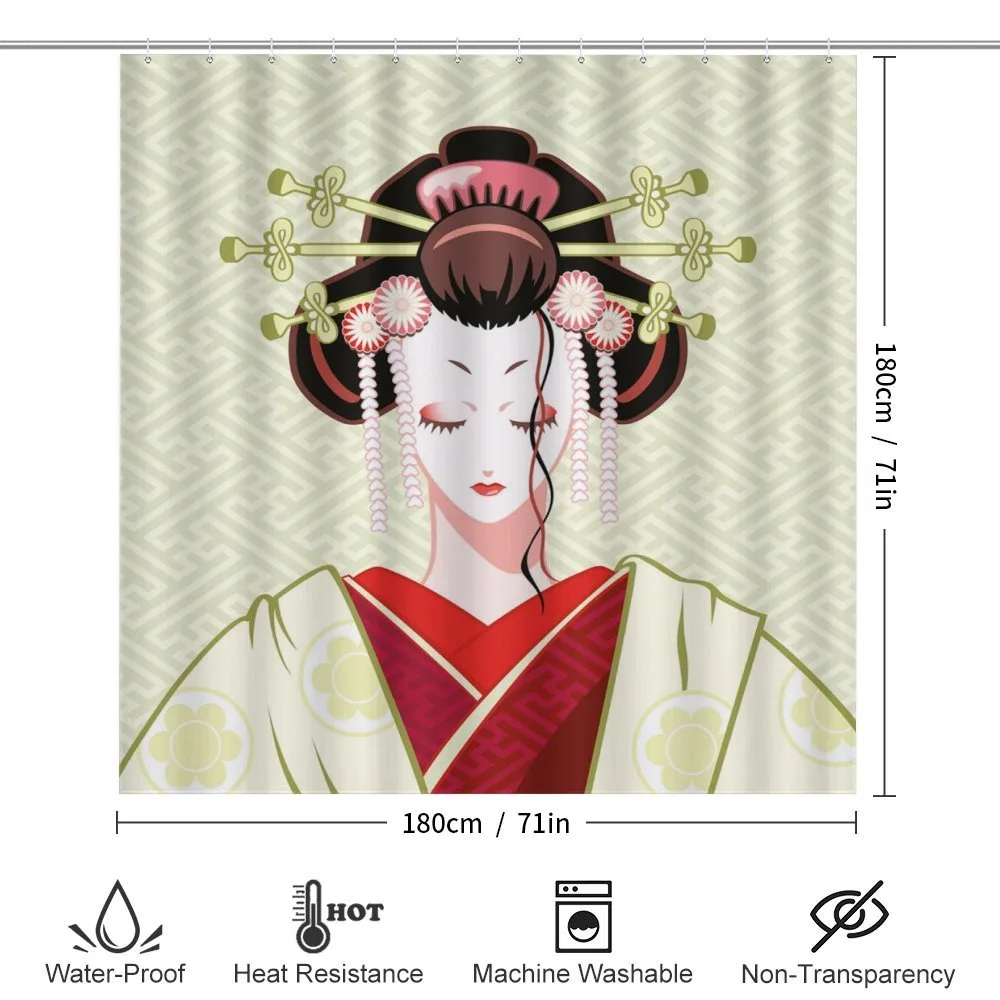 Geisha Woman Portrait — Detail 2