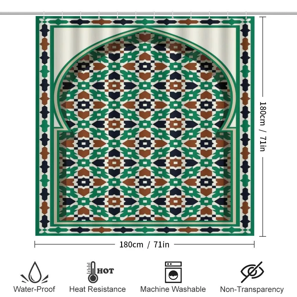Moroccan Arch with Floral — Detail 2