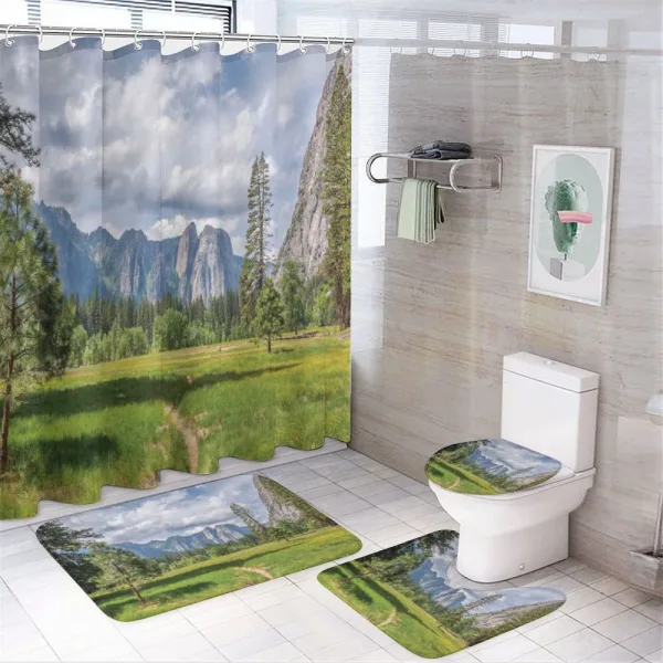 Nature Valley Meadow on a shower curtain