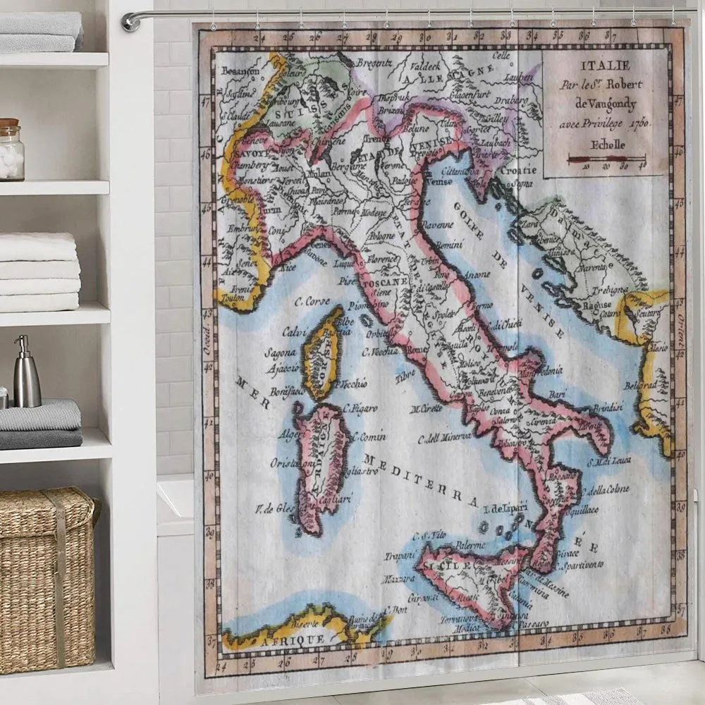 Old Italy Map — Detail 4