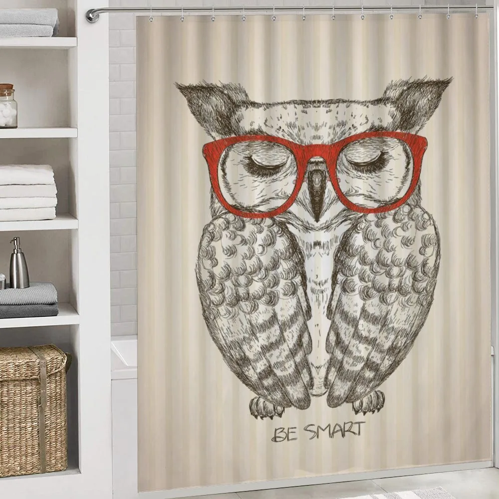 Owl with Be Smart Lettering — Detail 4