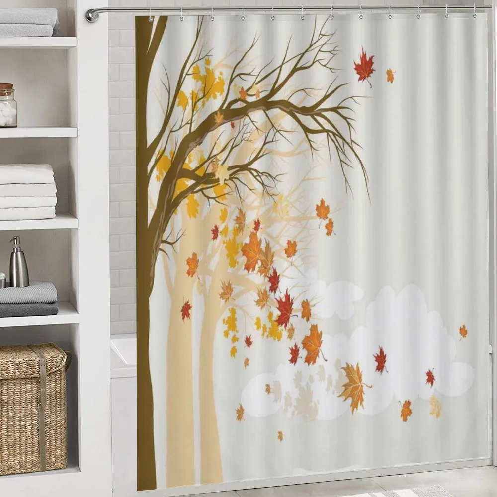 Pastel Colored Autumn Trees — Detail 4