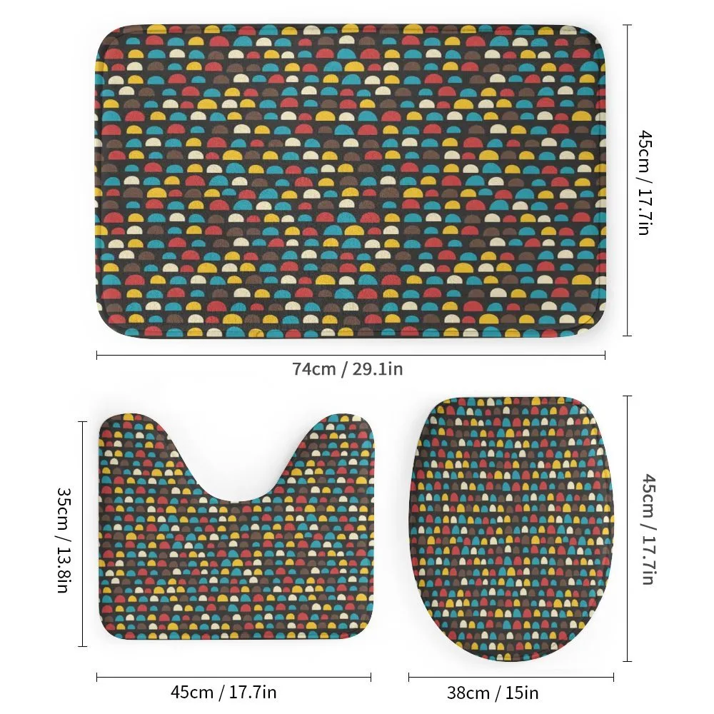 Retro Half Circles — Detail 1