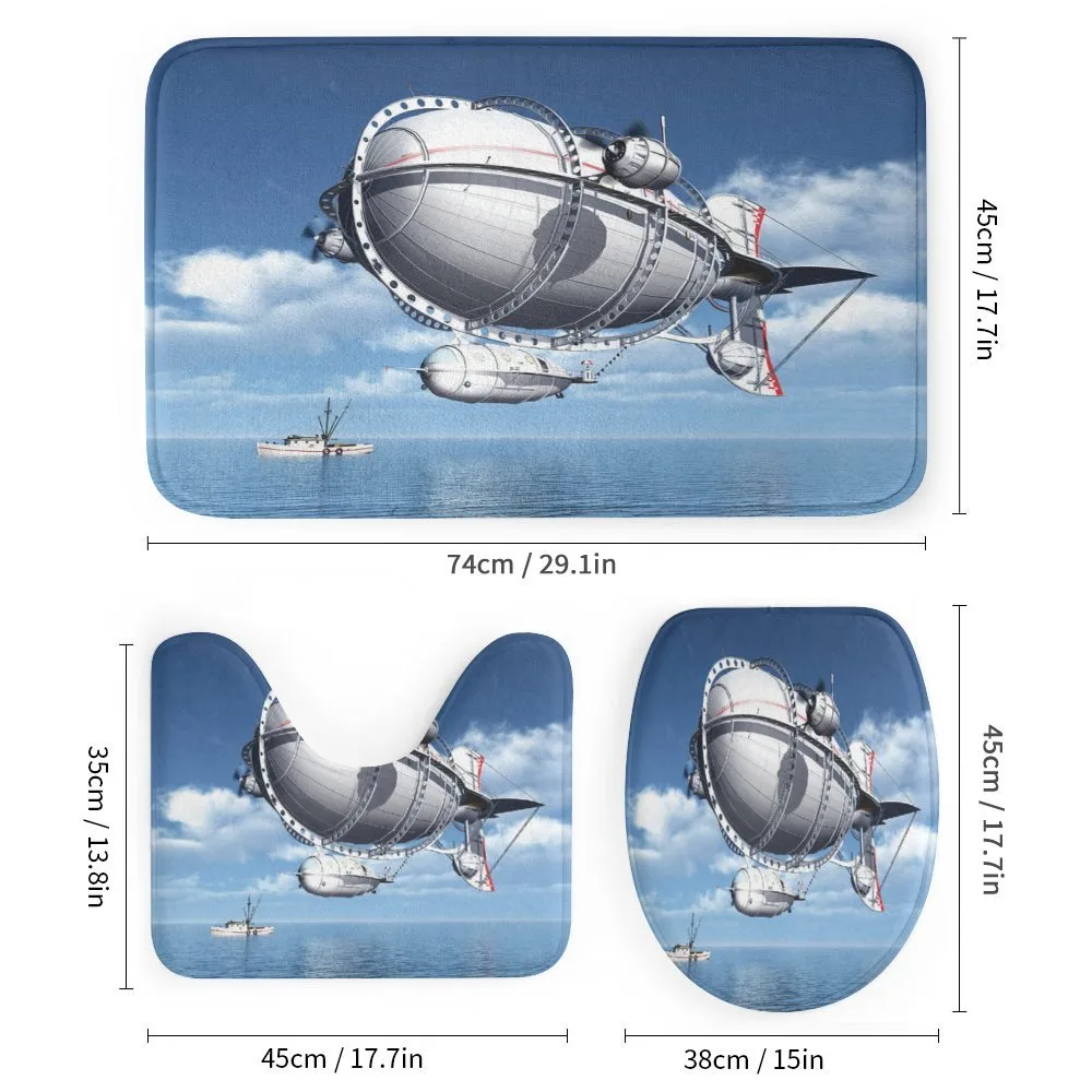 Sea Flying Cloudy Sky — Detail 1