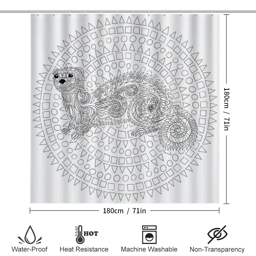 Squirrel Geometric — Detail 2