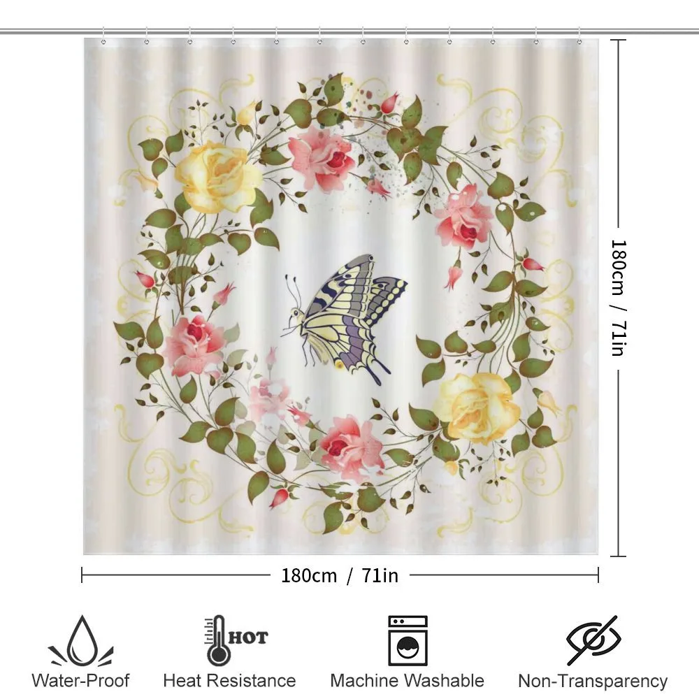 Vintage Wreath Butterfly — Detail 2