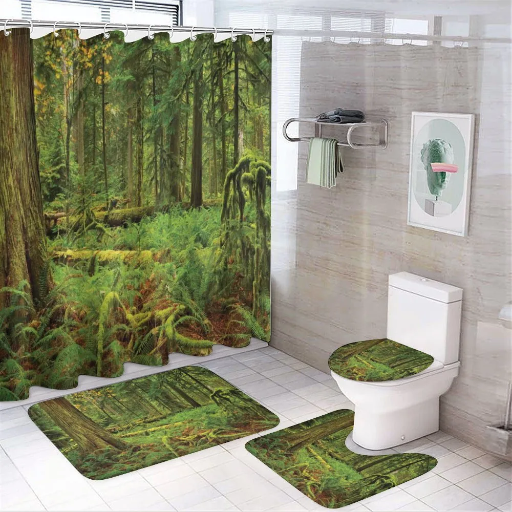 Woodland Bushes Moss — Your design