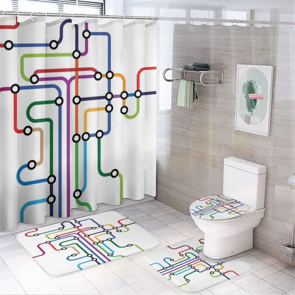 Abstract Colorful Subway — Your design