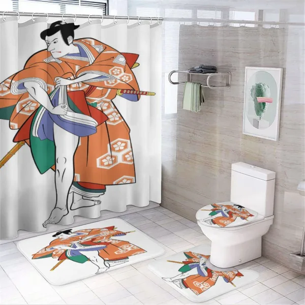 Actor in Costume on a shower curtain
