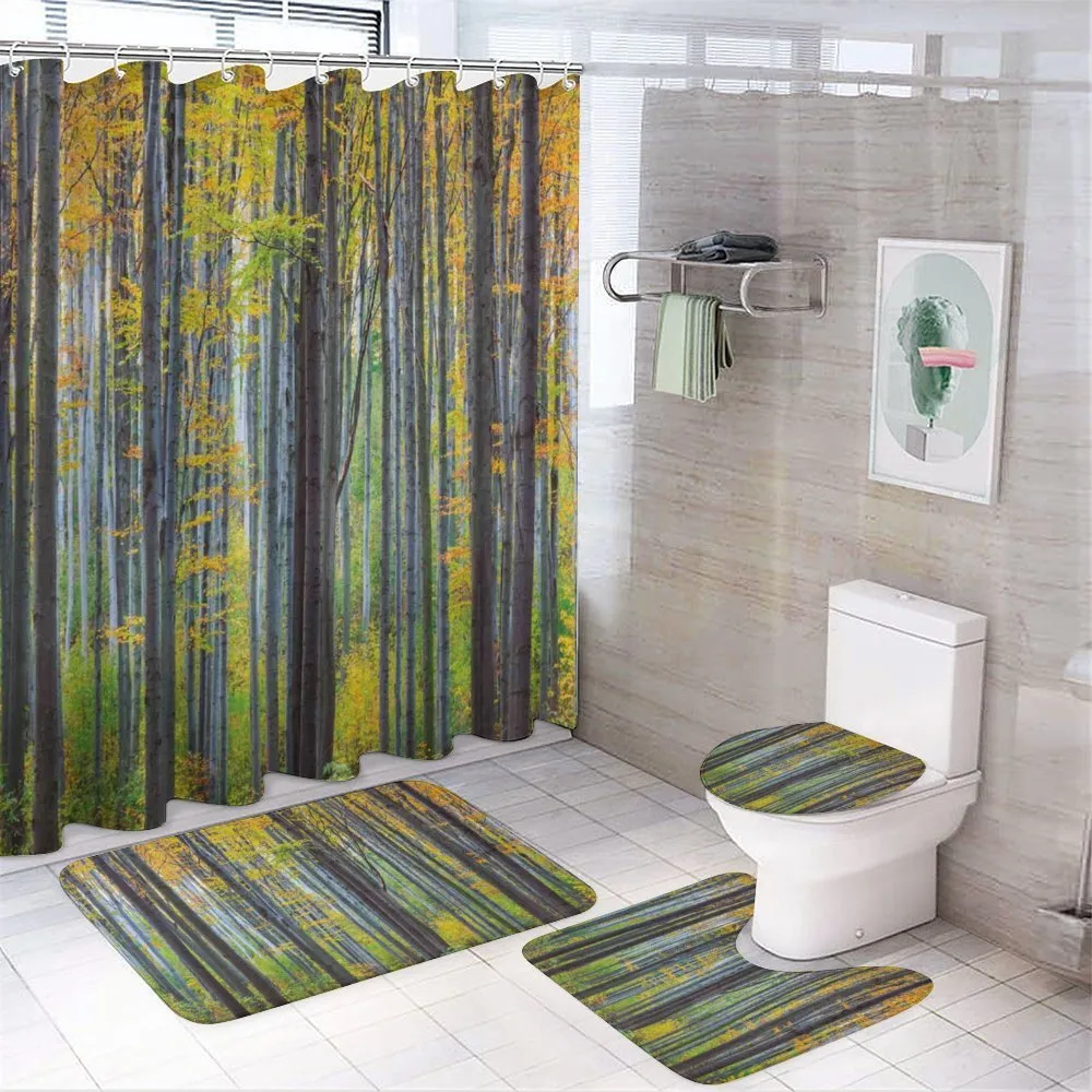 Autumn Season Beech Forest — Your design